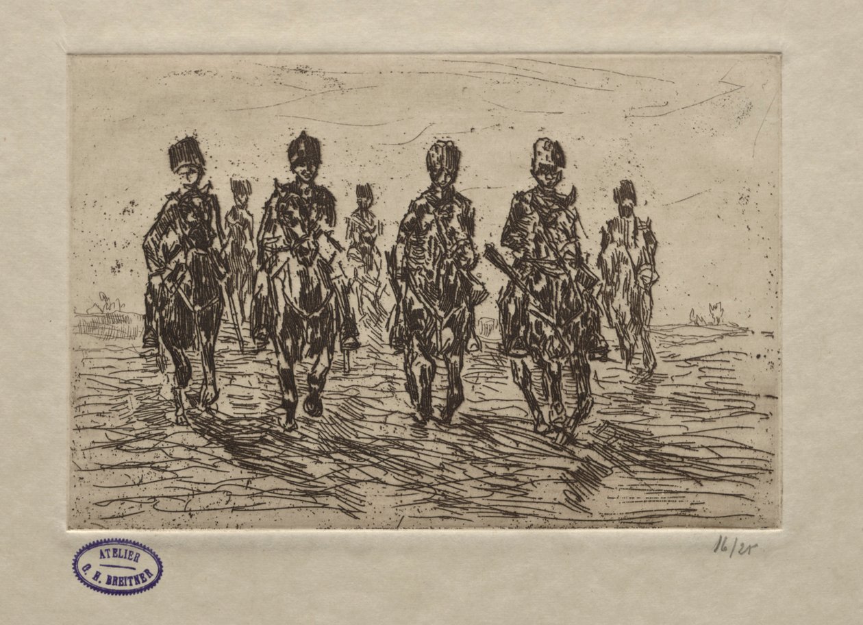 Scena di cavalleria da George Hendrik Breitner