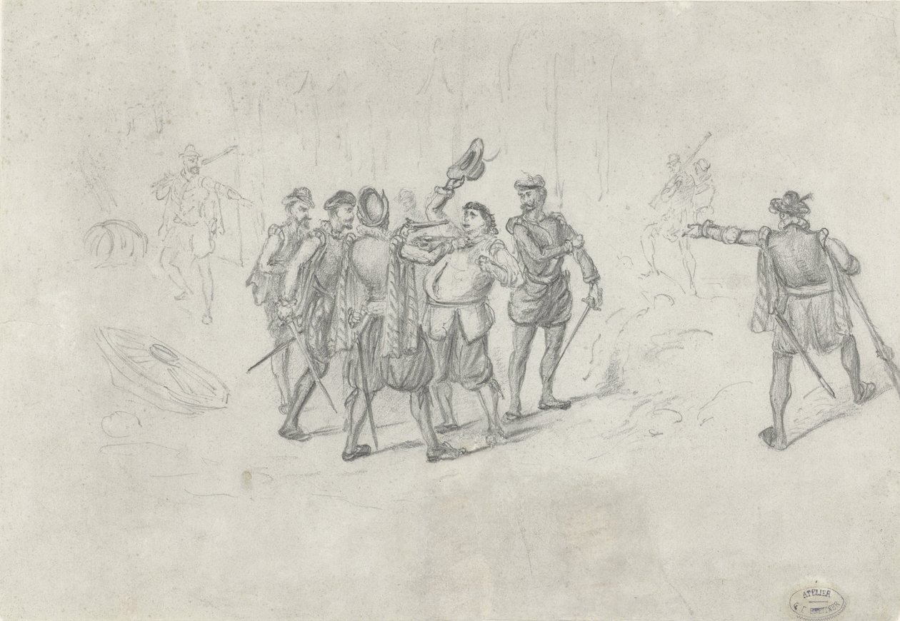 Rappresentazione storica da George Hendrik Breitner