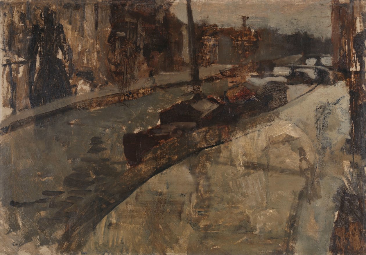 Prinsengracht vicino a Lauriergracht, Amsterdam da George Hendrik Breitner