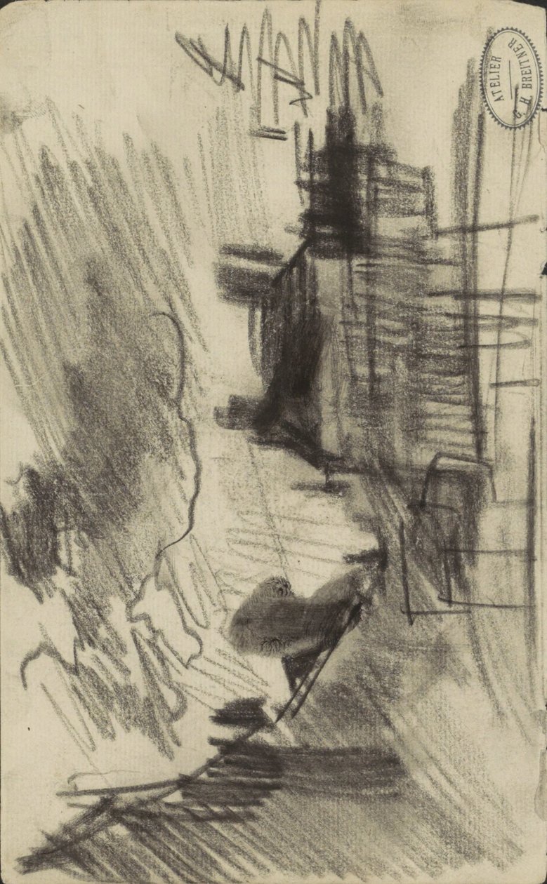 Veduta della città, forse ad Amsterdam da George Hendrik Breitner