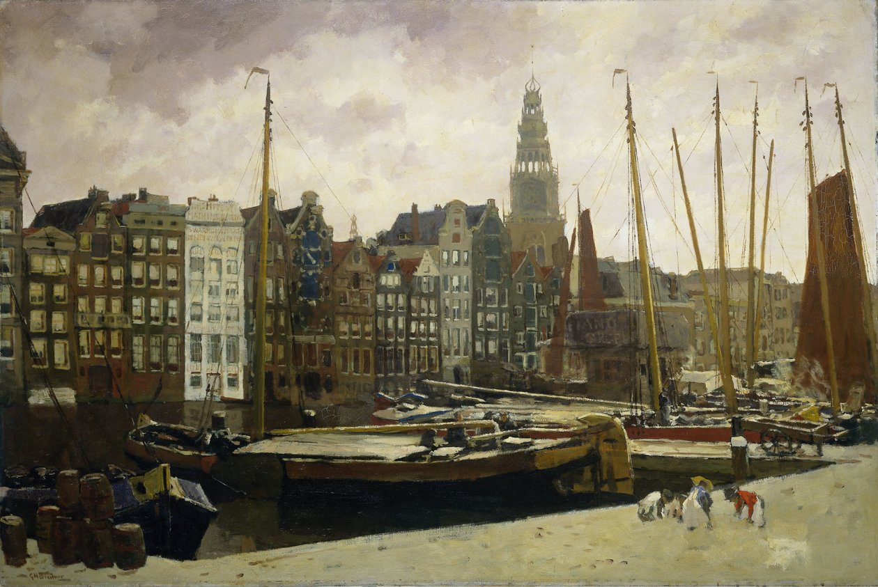 Il Damrak, Amsterdam da George Hendrik Breitner