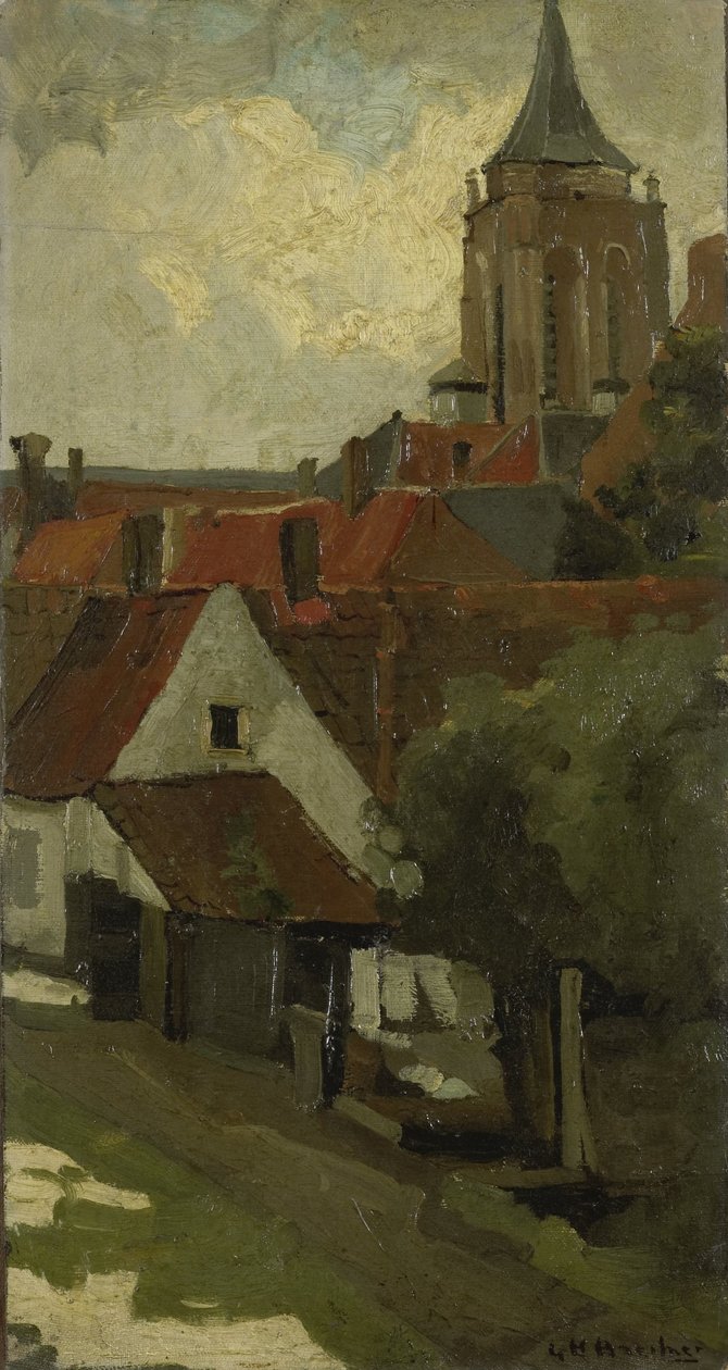 La torre di Gorkum da George Hendrik Breitner