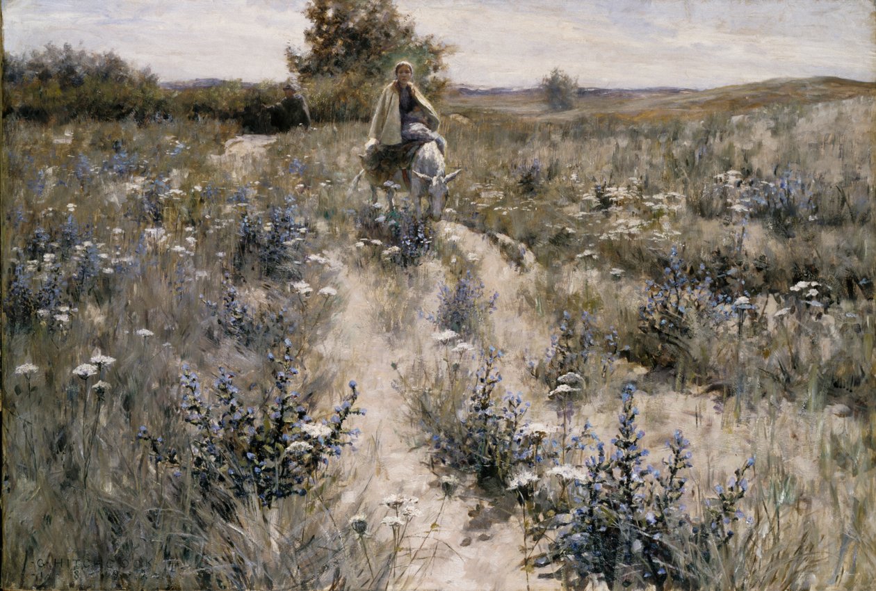 La fuga in Egitto, 1892 da George Hitchcock