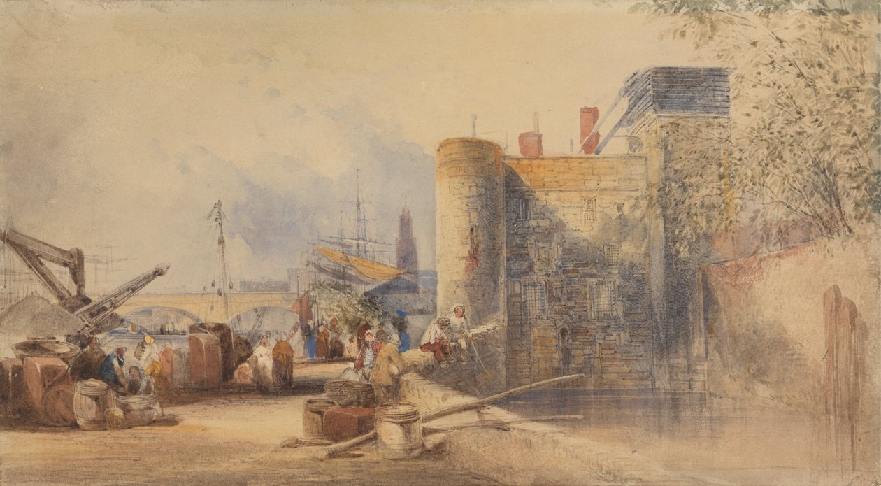 Fossato alla Torre di Londra da George Howse