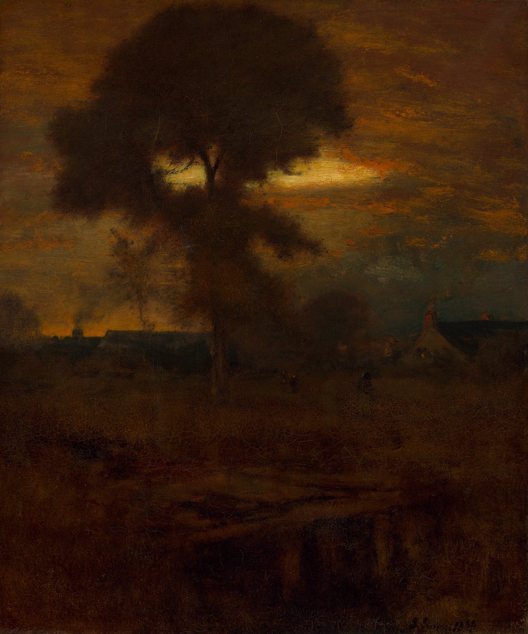 Bagliore del tramonto, 1893 da George Inness