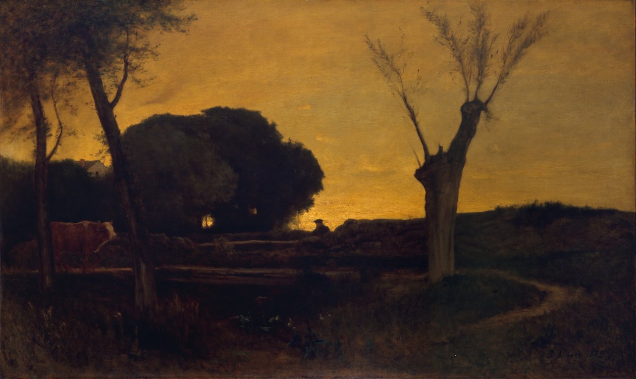 Sera a Medfield, Massachusetts, 1875 da George Inness