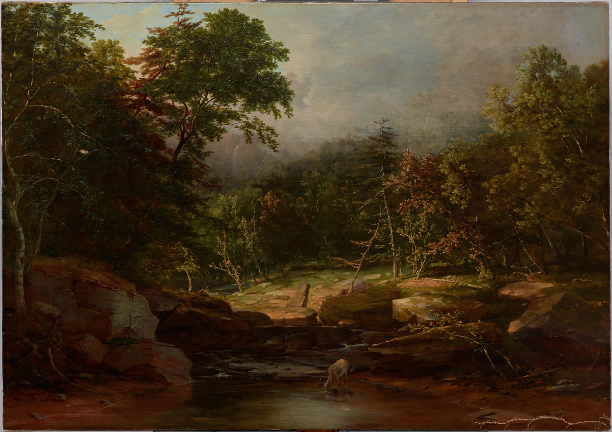 Ruscello in montagna da George Inness