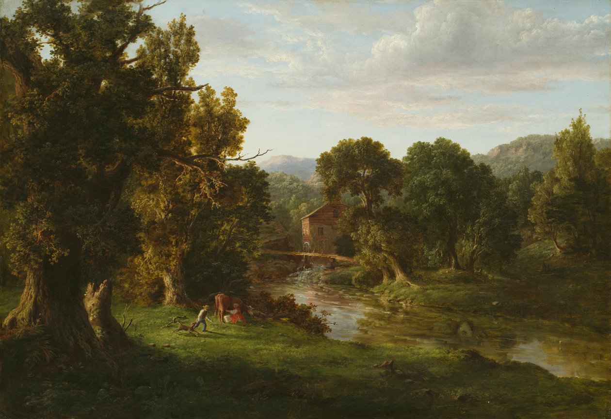 Il vecchio mulino, 1849 da George Inness