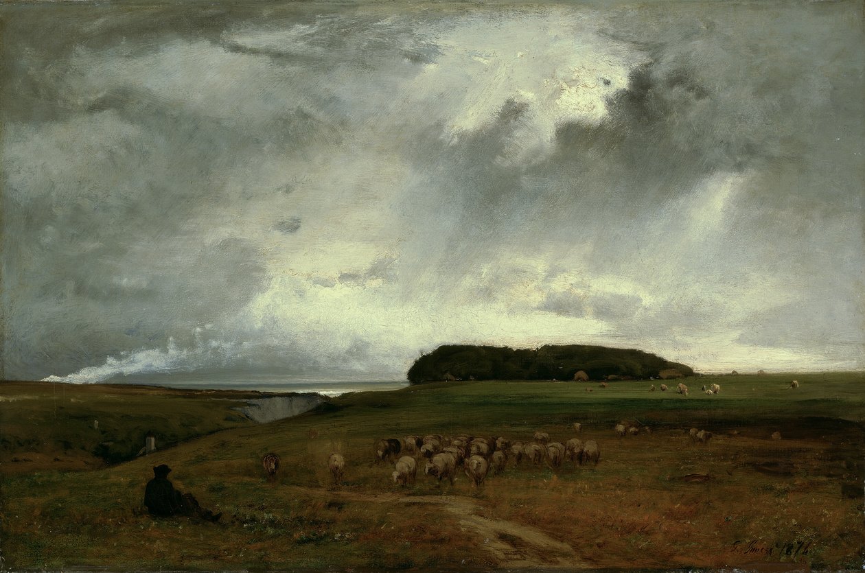 La tempesta da George Inness