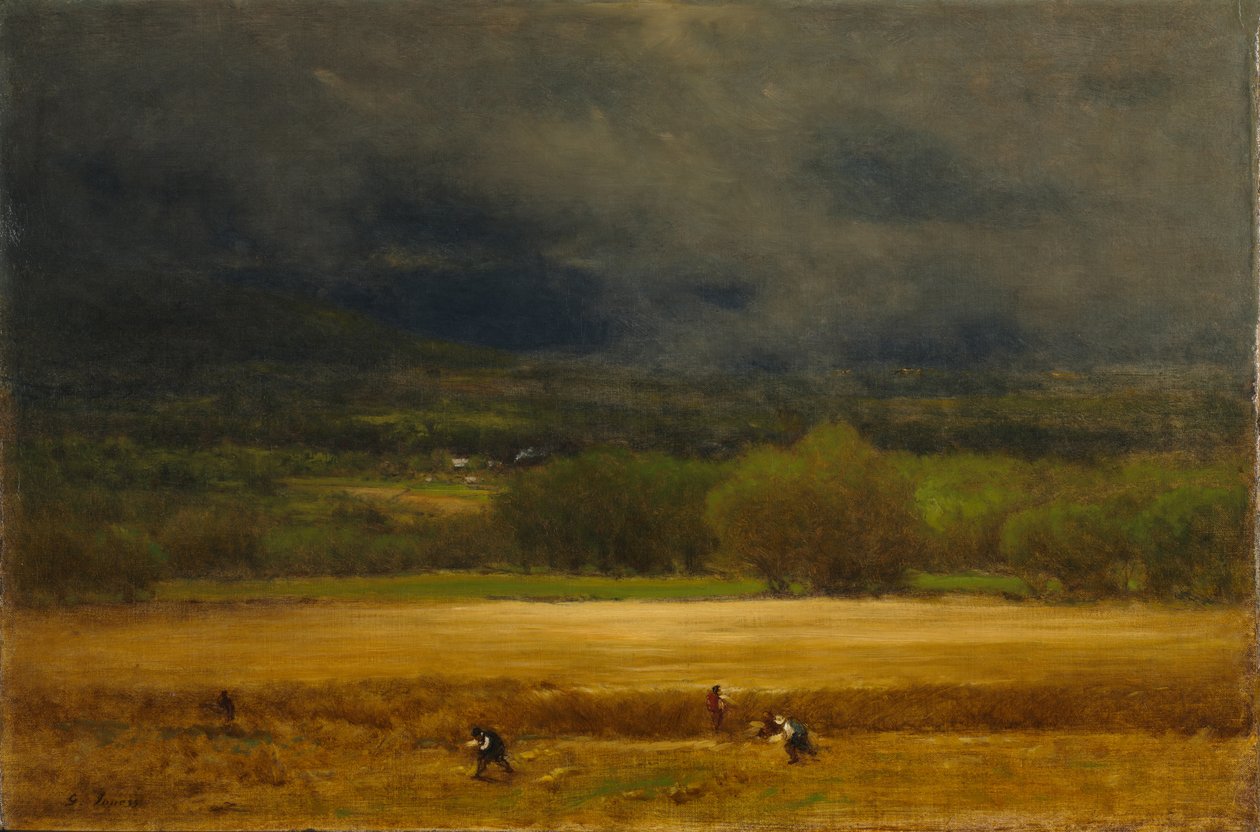 Il campo di grano, c. 1875-1877 da George Inness