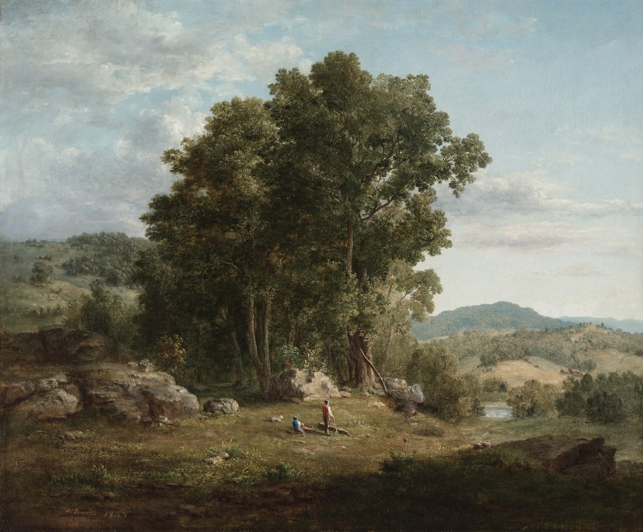 Il taglialegna da George Inness