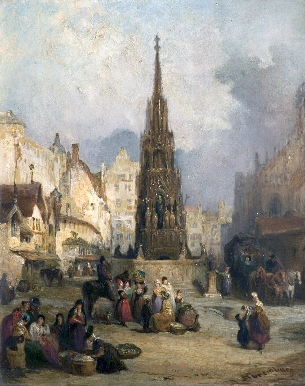 Veduta di Norimberga, Germania da George Jones