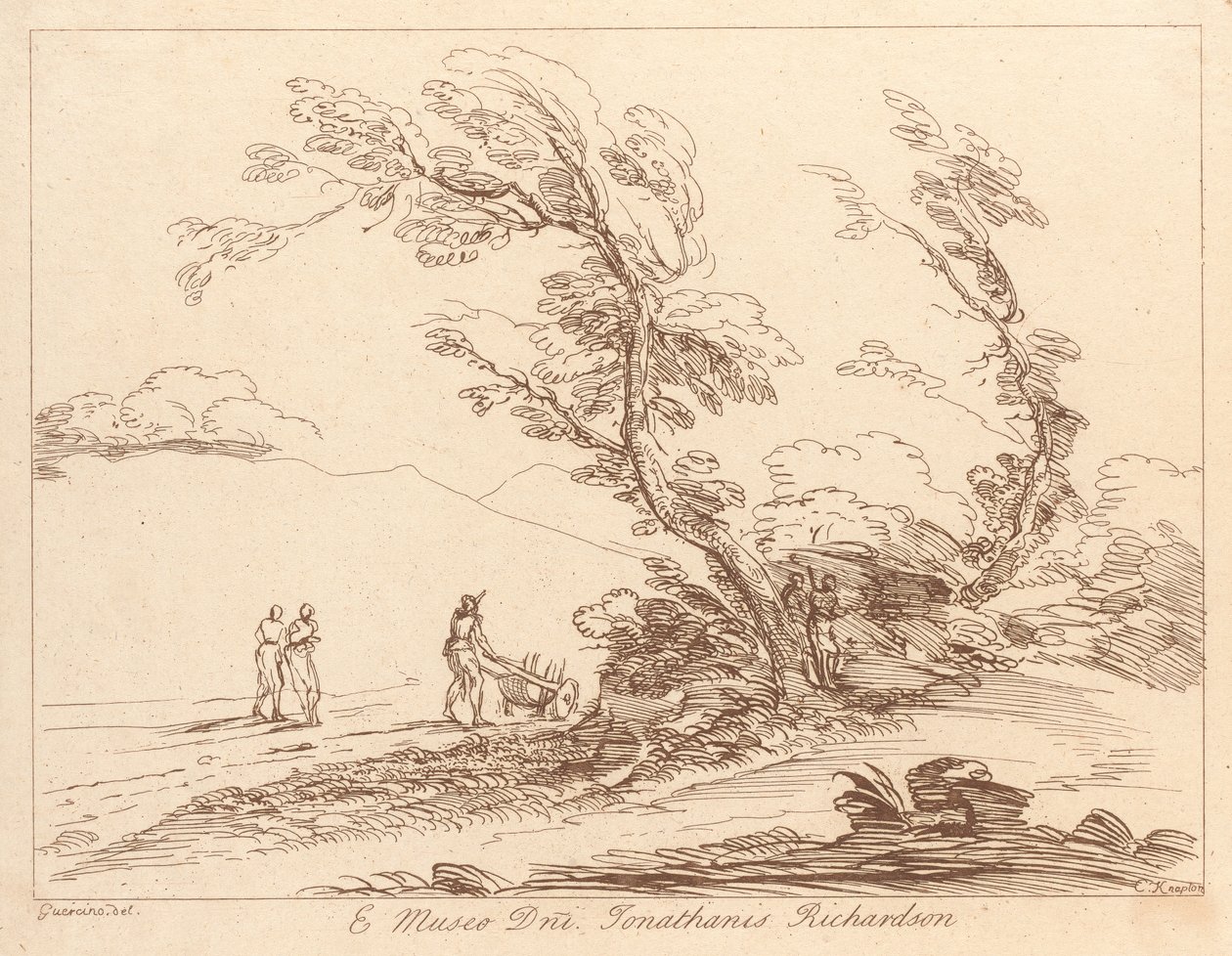 Senza titolo: Paesaggio da George Knapton