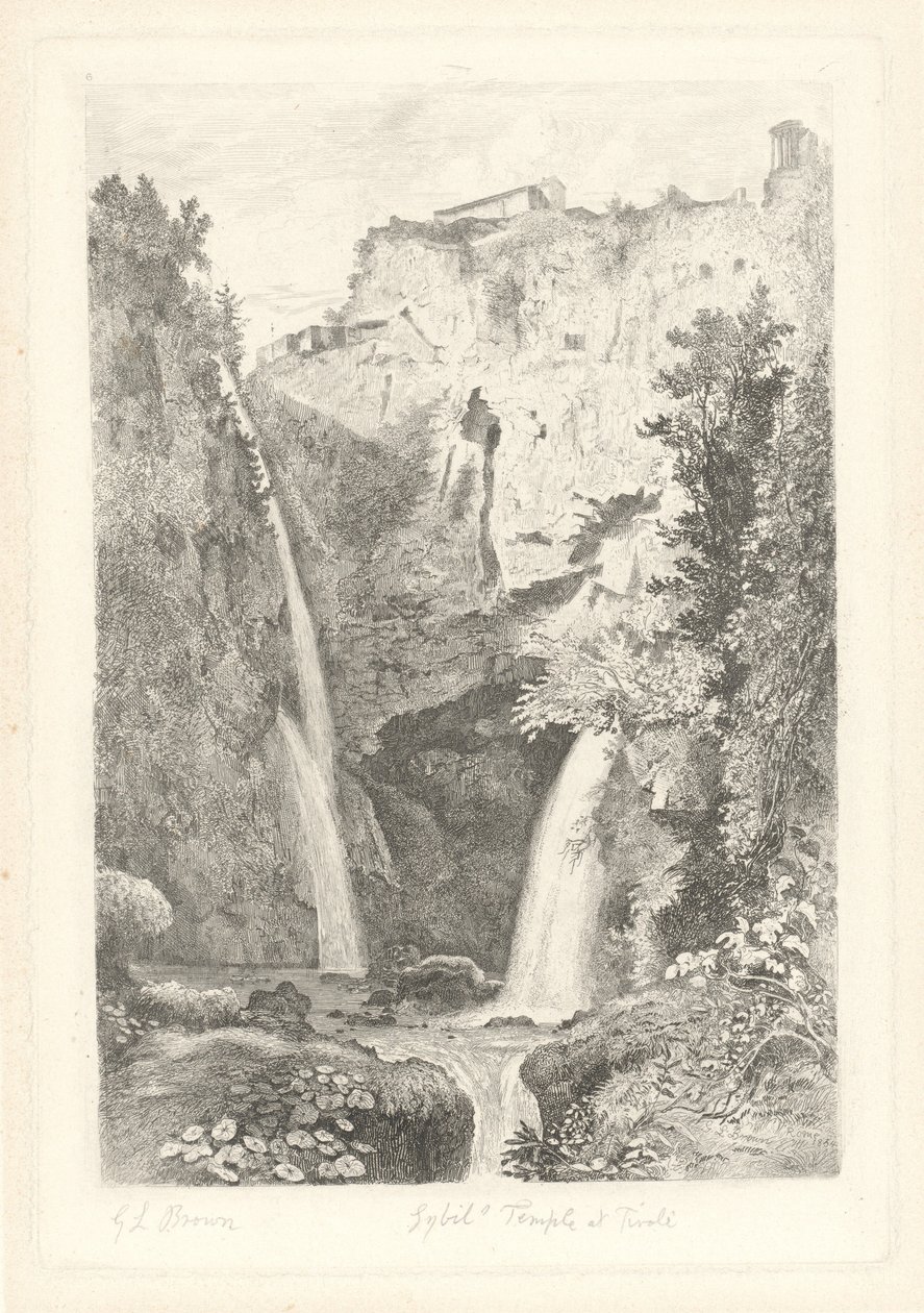 Cascate a Tivoli da George Loring Brown