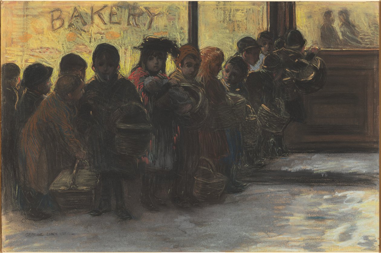 Fila per il pane da George Luks