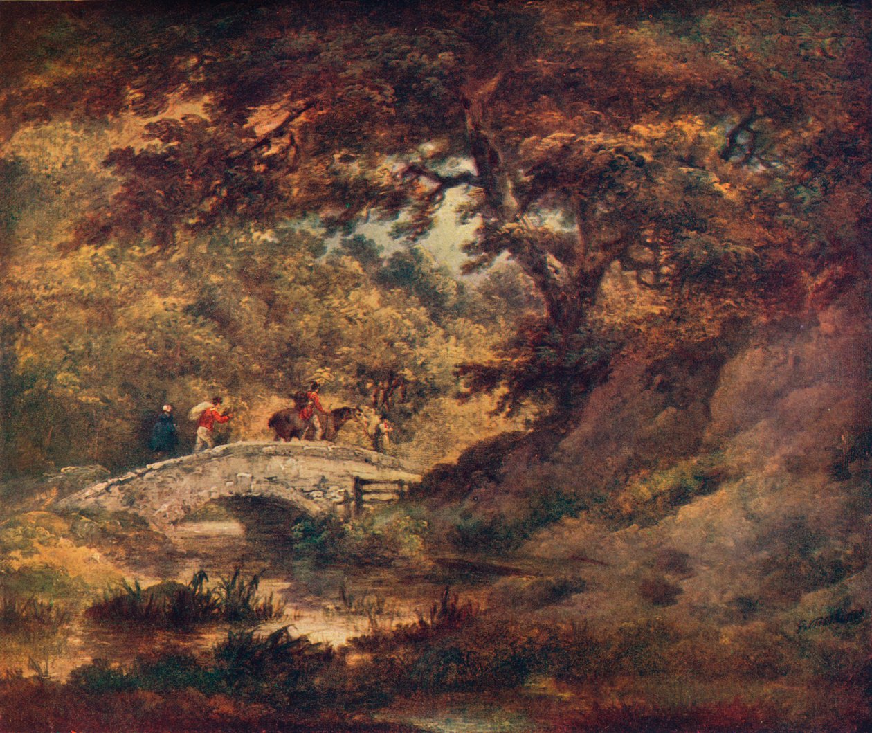 Scena boschiva, c1795 da George Morland