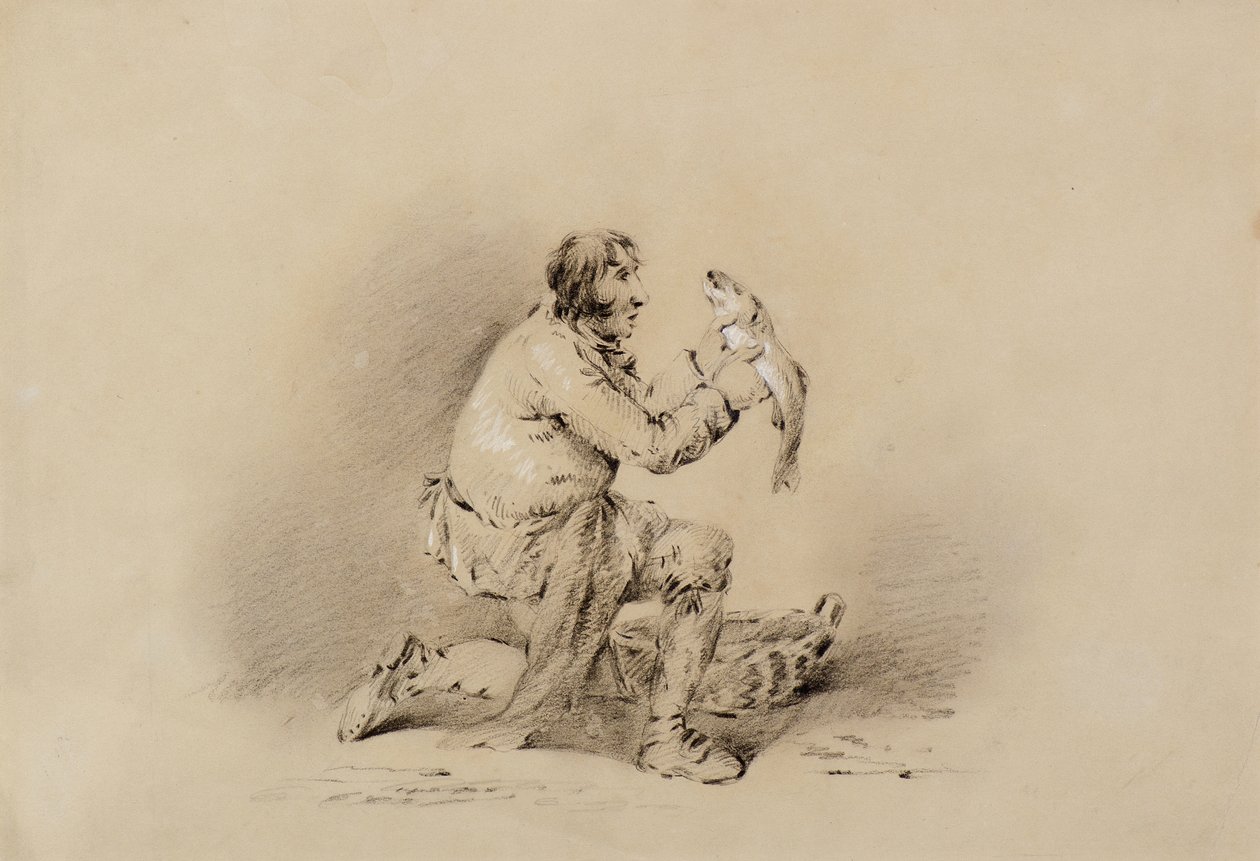 Pescatore con un Pesce da George Morland