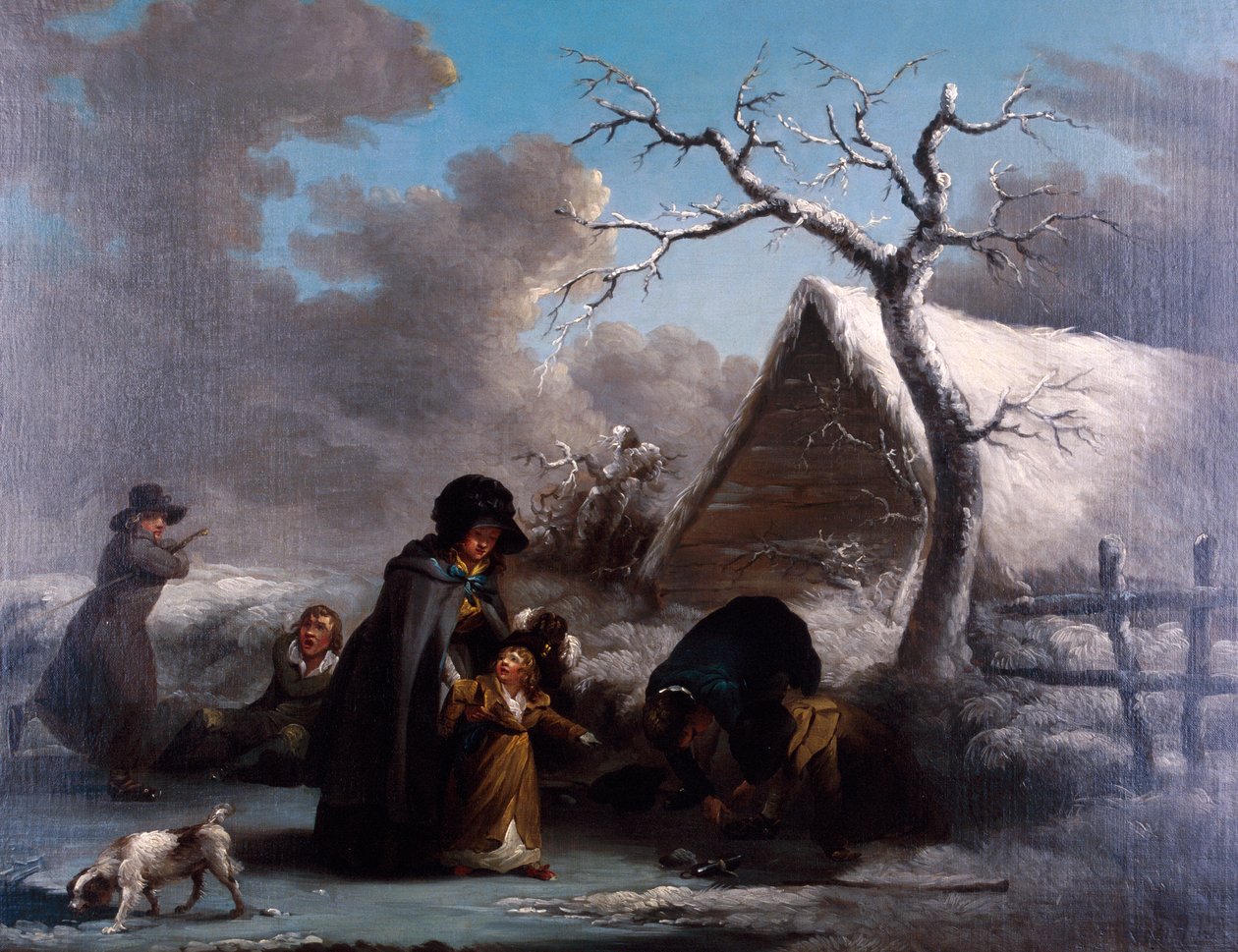 Pattinaggio, 1792 da George Morland
