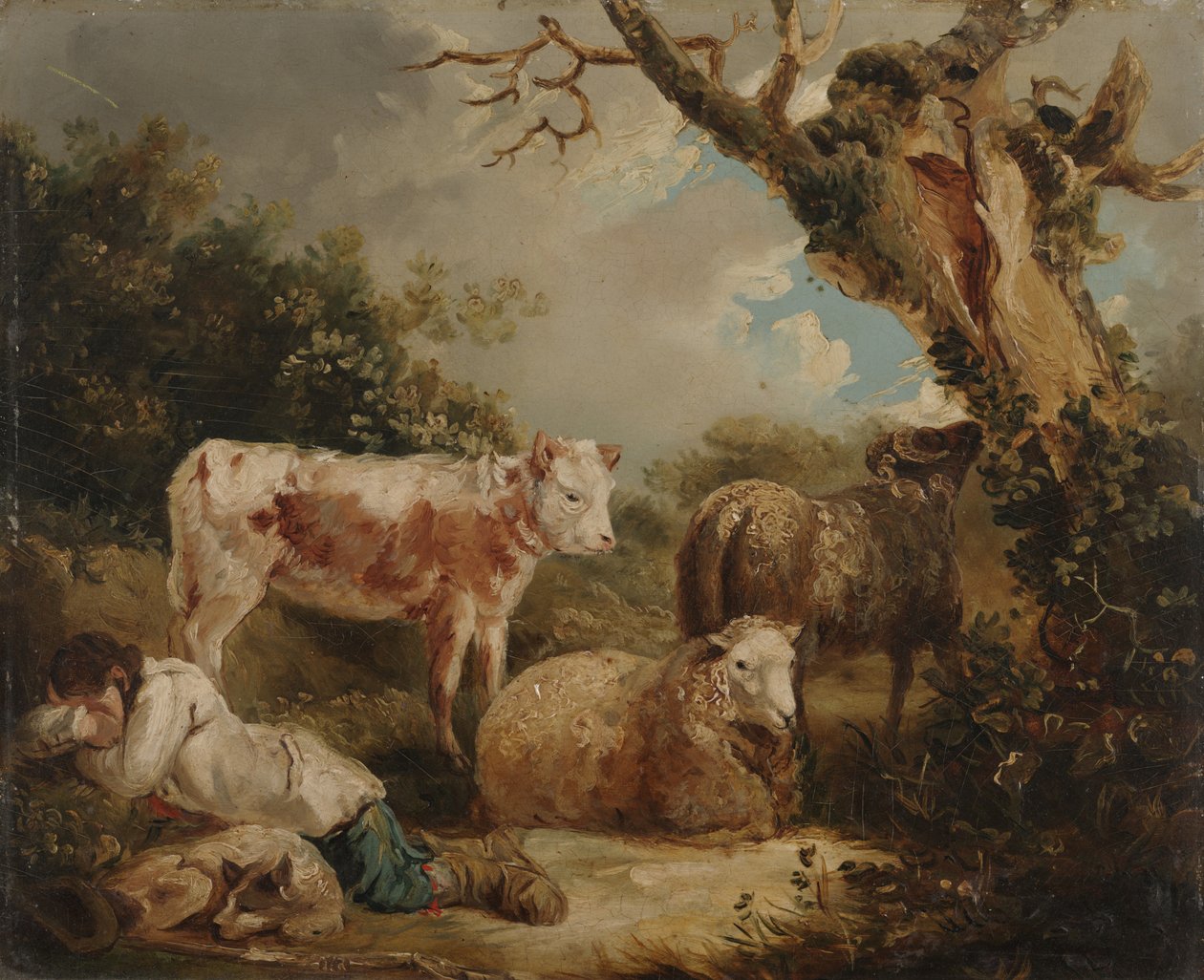Il riposo del pastore da George Morland