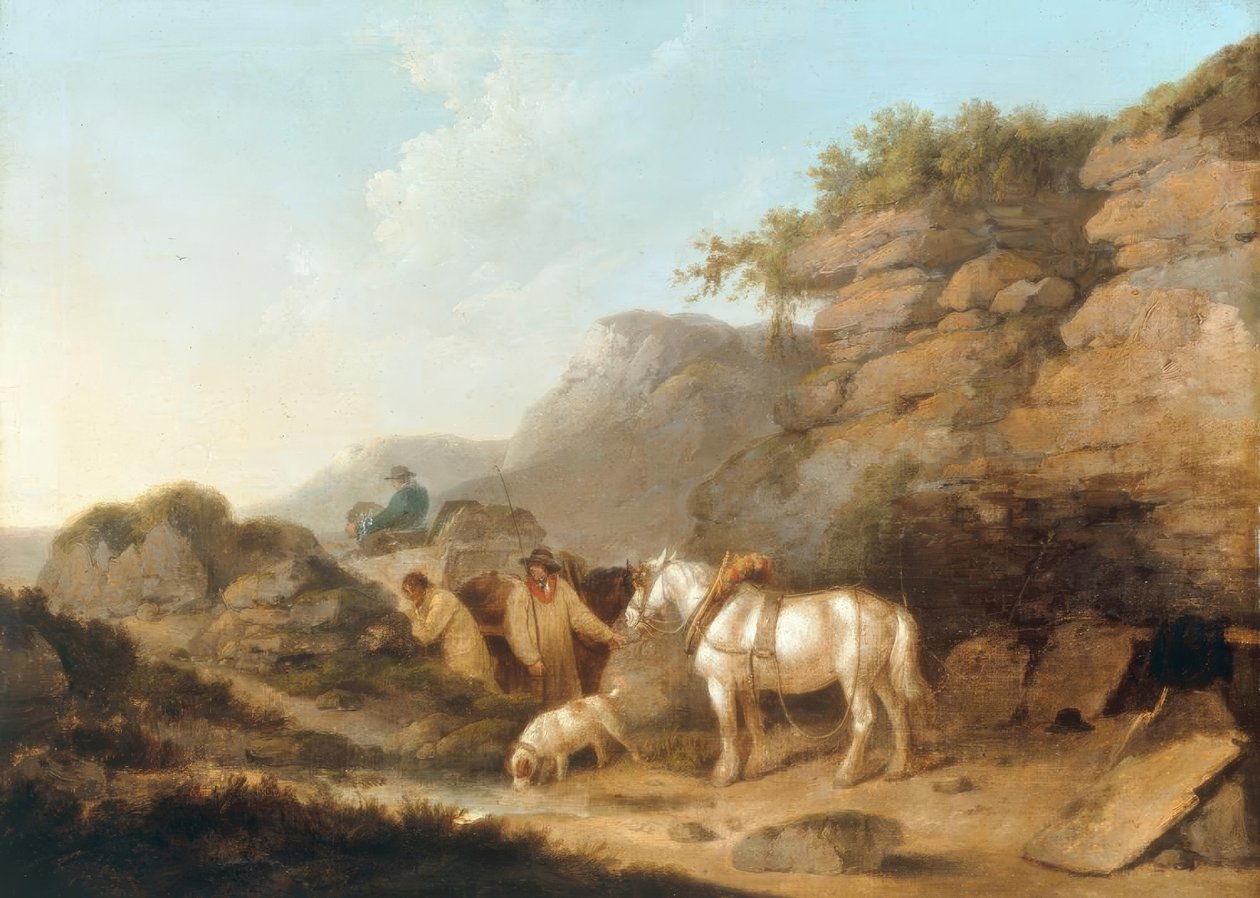 La cava di ardesia da George Morland