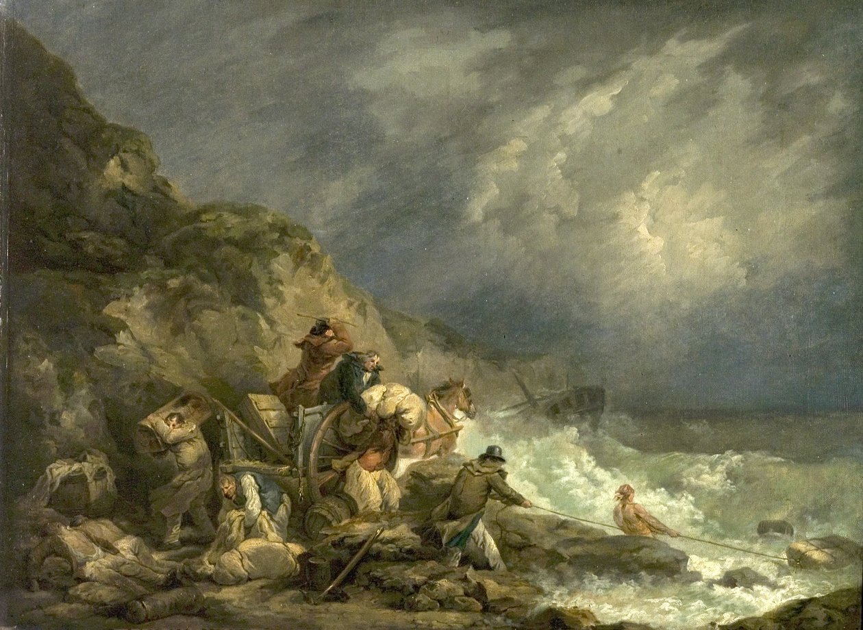 I Naufragatori da George Morland
