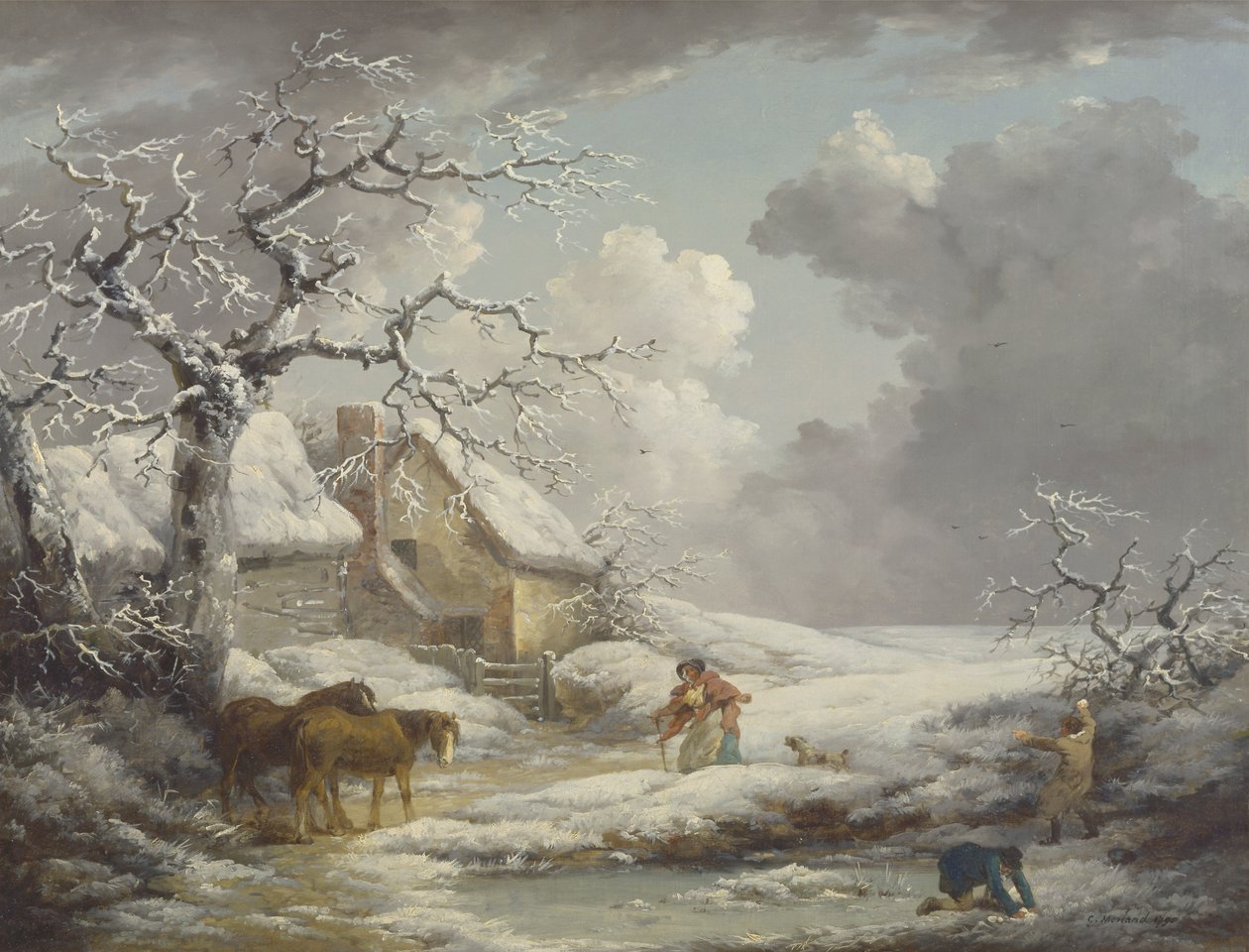 Paesaggio invernale da George Morland