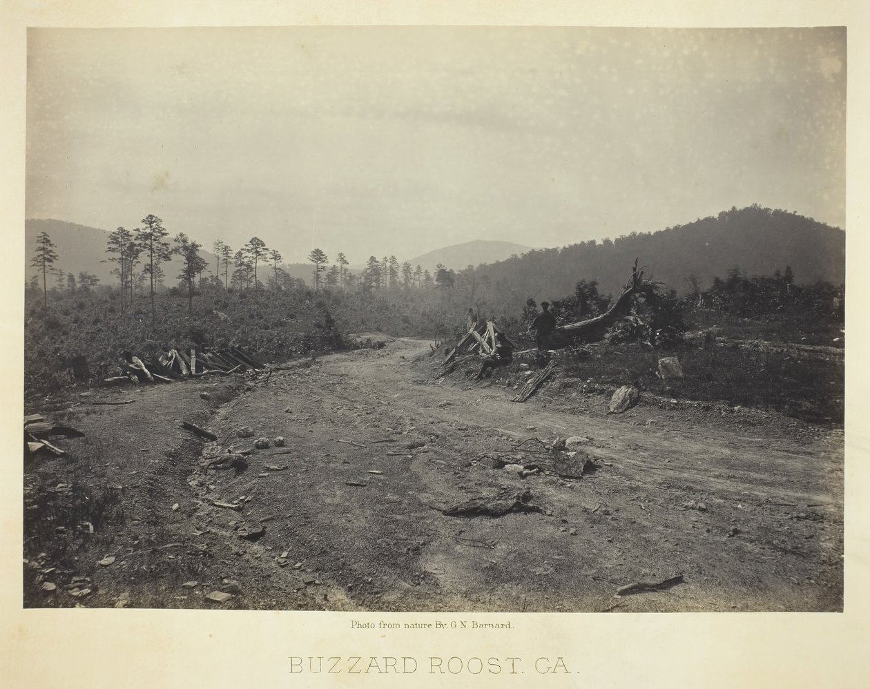 Buzzard Roost, GA, 1866 da George N. Barnard