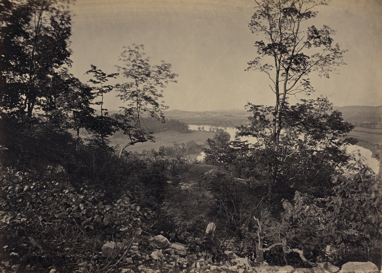 La valle di Chattanooga dalla Lookout Mountain da George N. Barnard