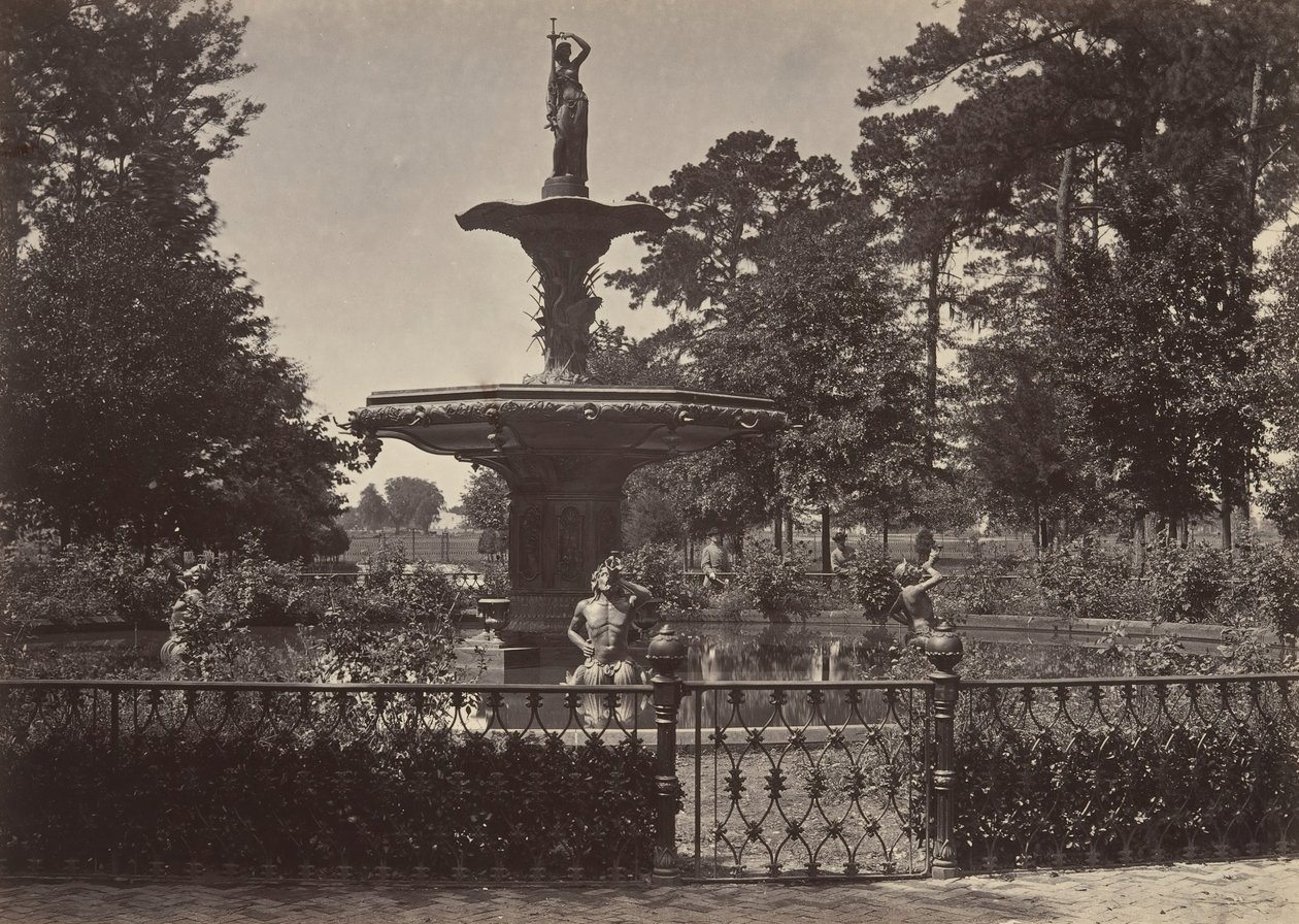Fontana, Savannah, Georgia, 1860s da George N. Barnard