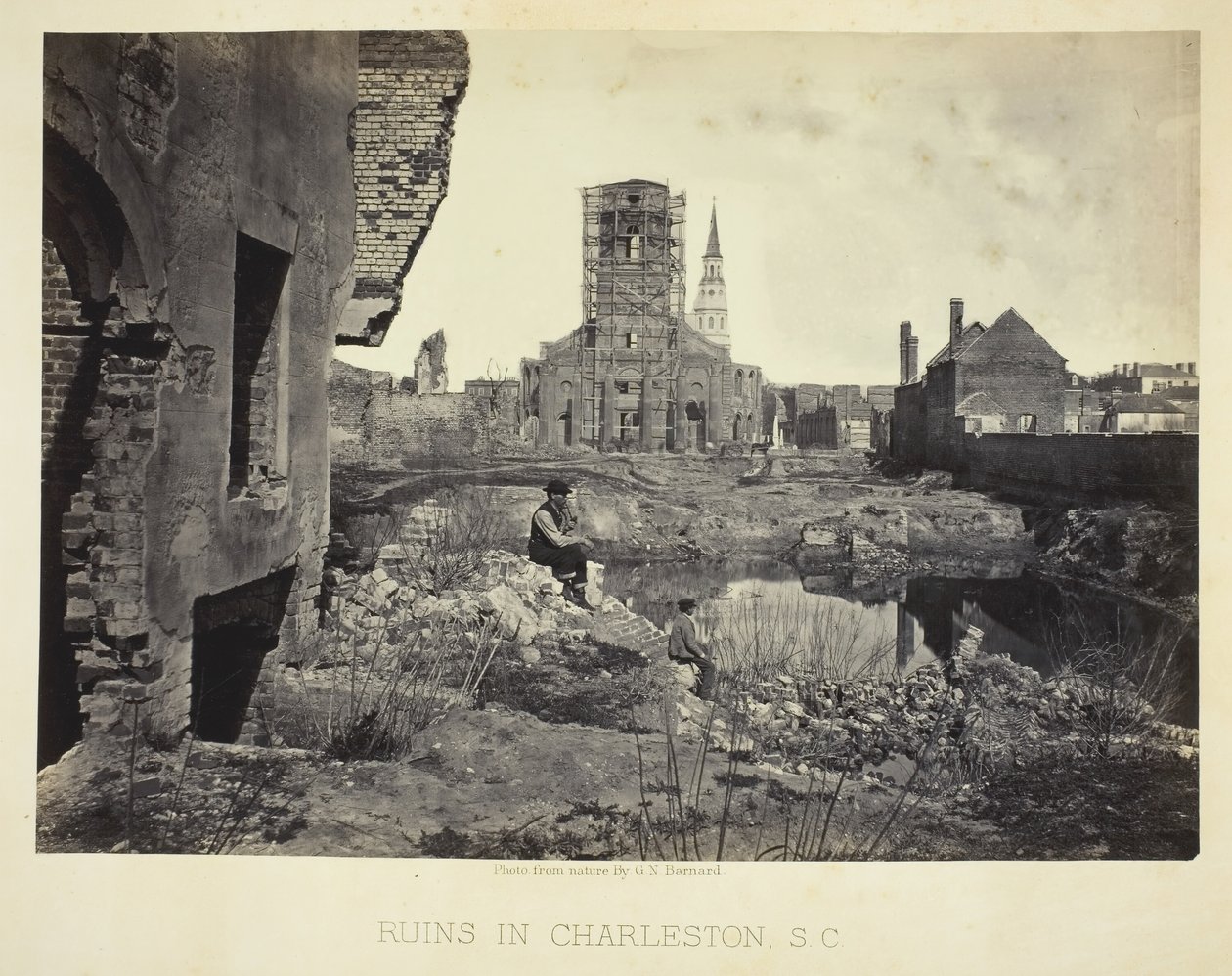 Rovine a Charleston, S.C., 1865-66 da George N. Barnard