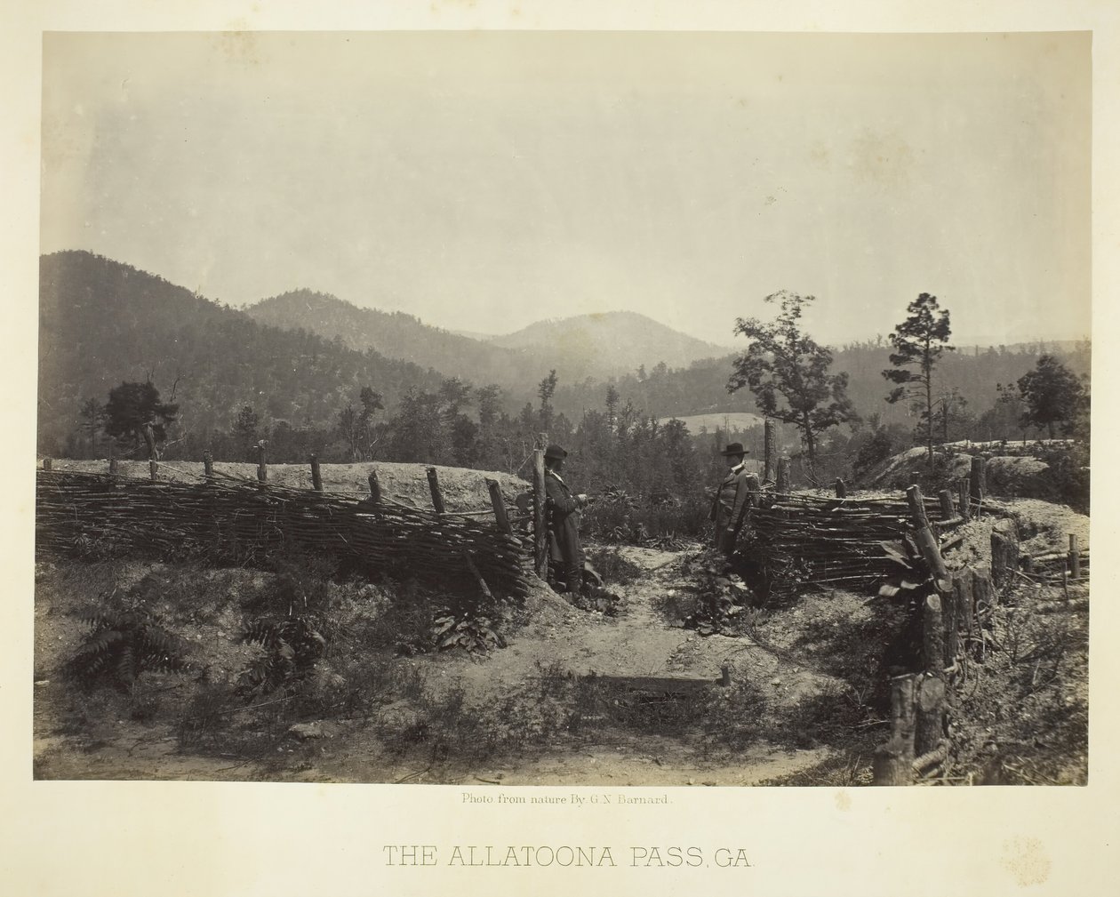 Il Passo di Allatoona, GA da George N. Barnard