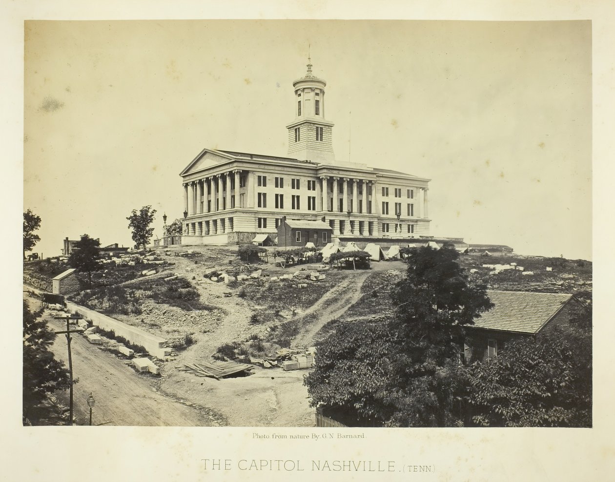 Il Campidoglio, Nashville, Tennessee da George N. Barnard