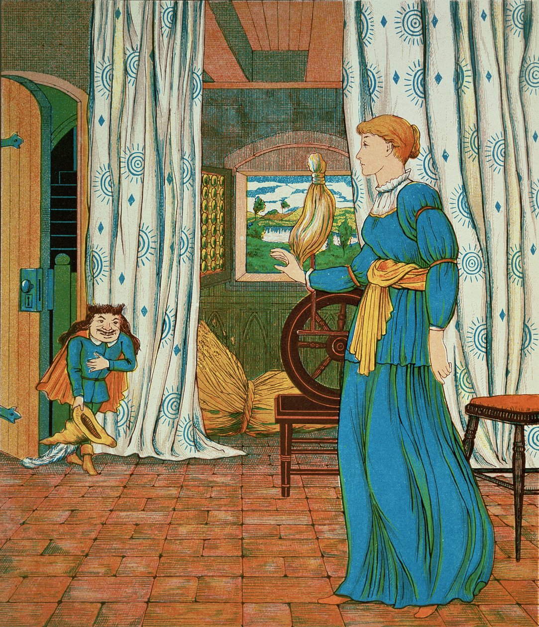 Rumpelstiltskin con la principessa da George R. Halkett