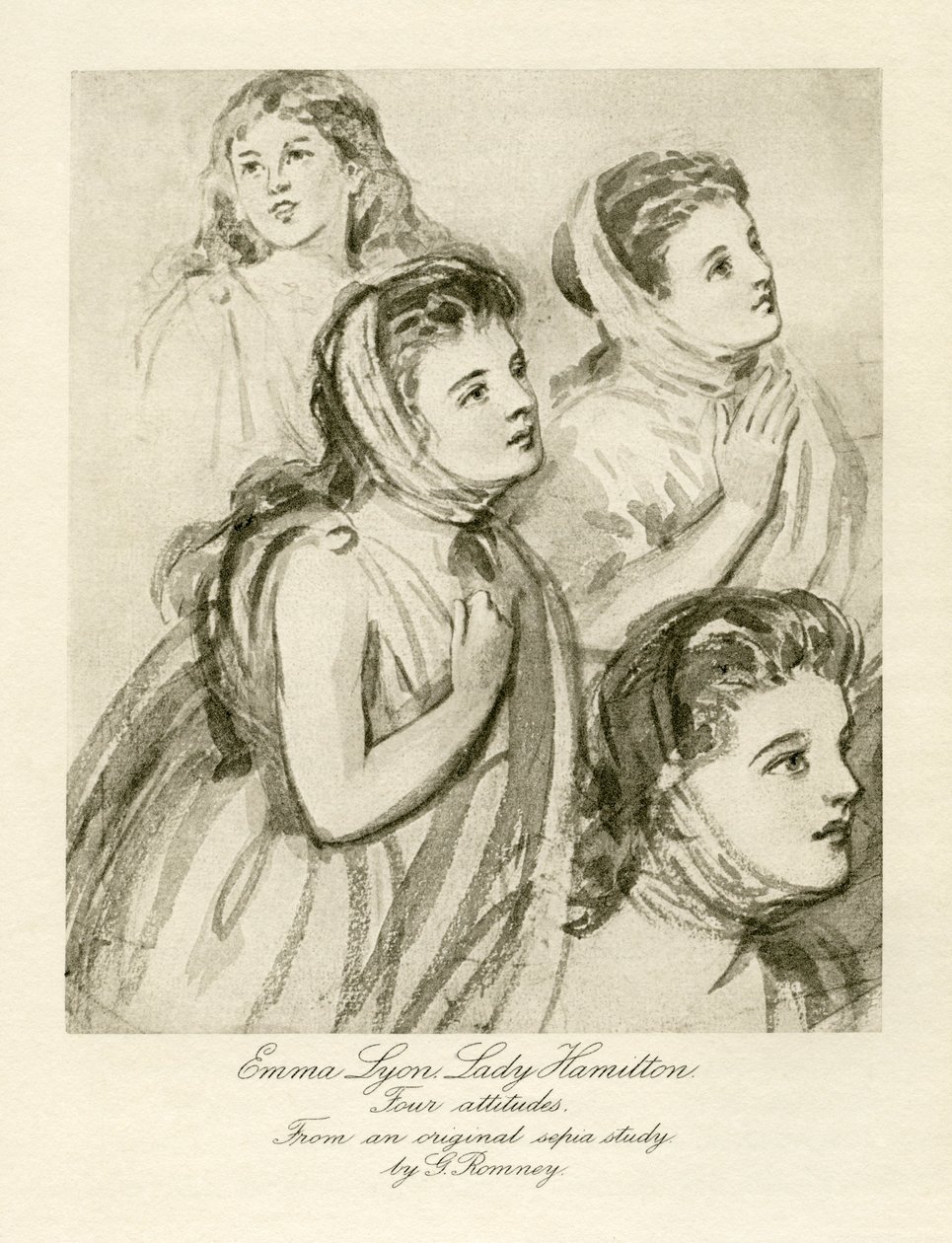 Emma Lady Hamilton da George Romney