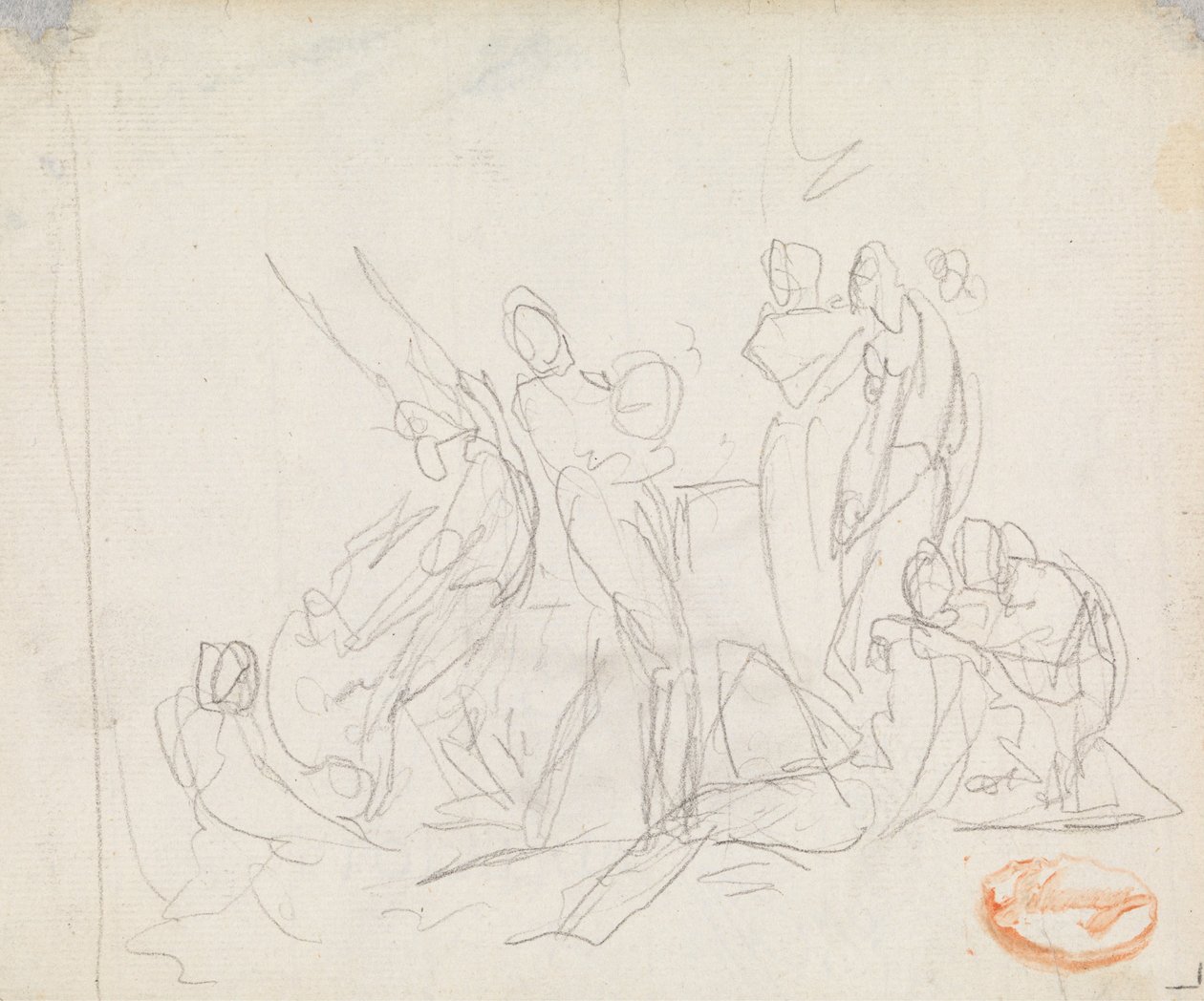 Figura Studio di composizione 14 da George Romney