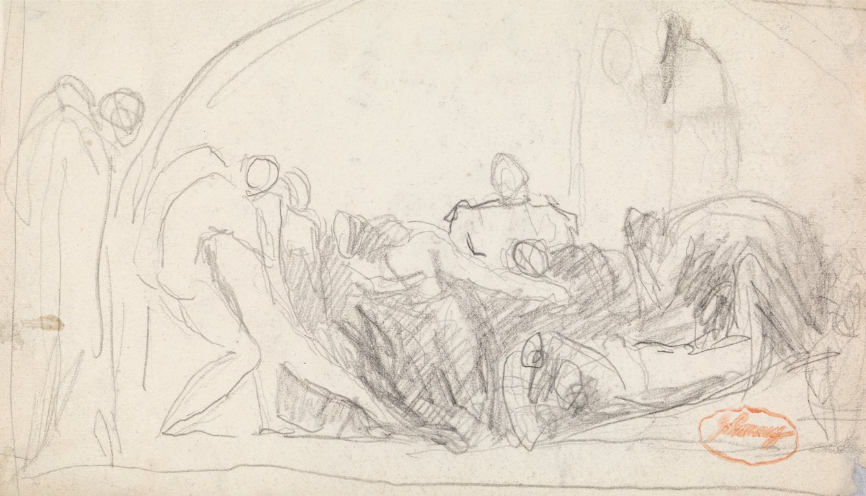 Studio di composizione di figure 22 da George Romney