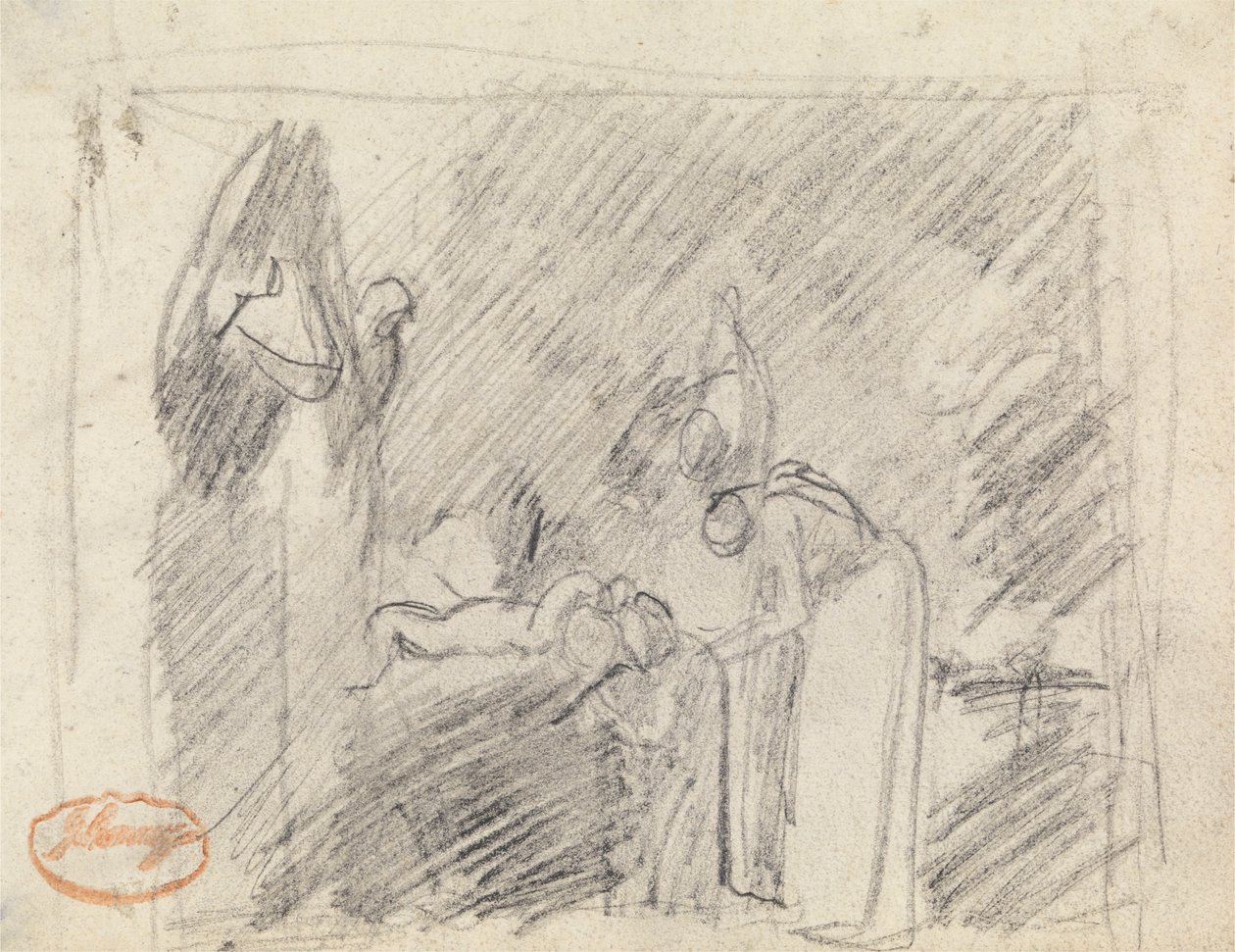 Studio di composizione di figure 42 da George Romney