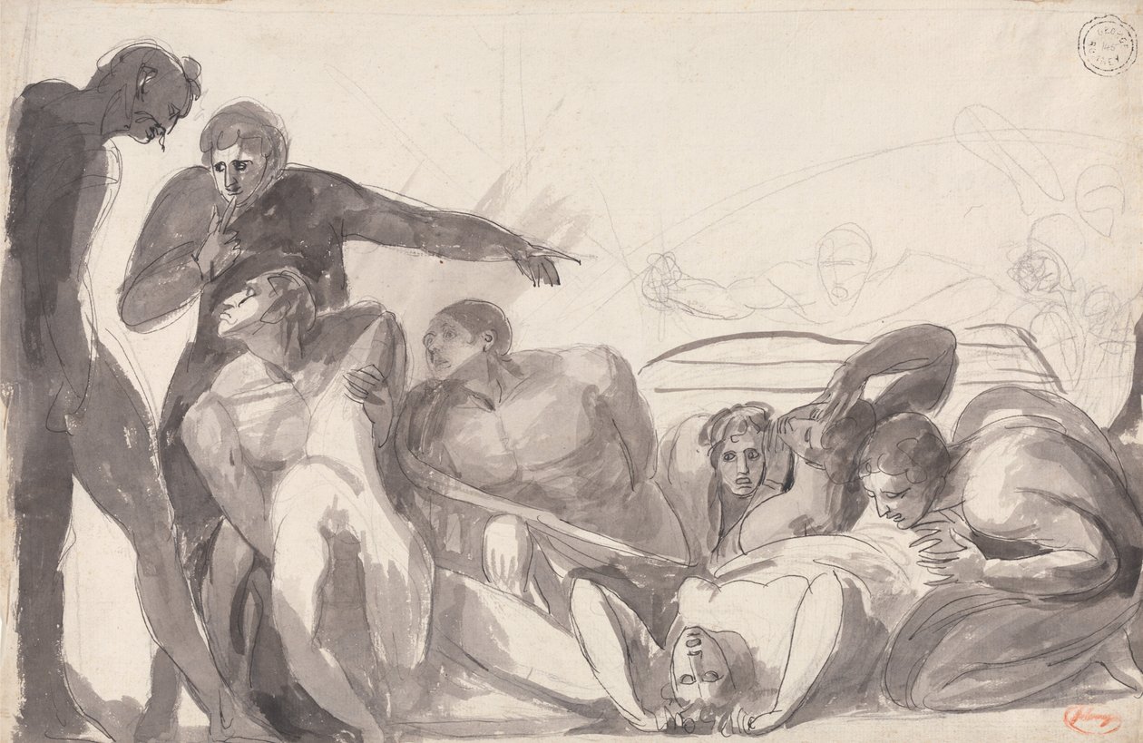 Howard in visita a un carcere da George Romney