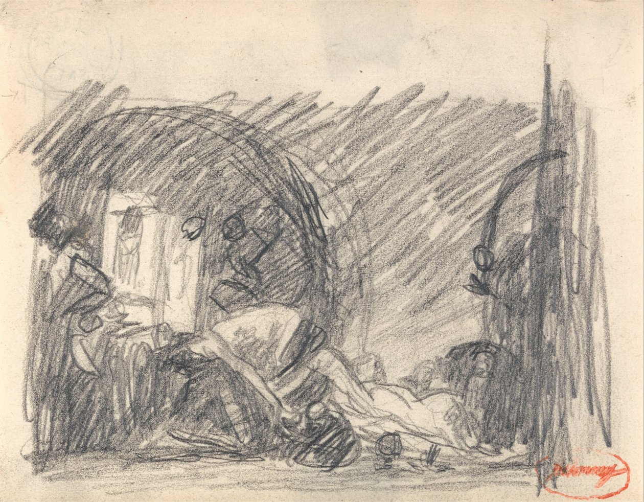 Howard in visita a un carcere da George Romney