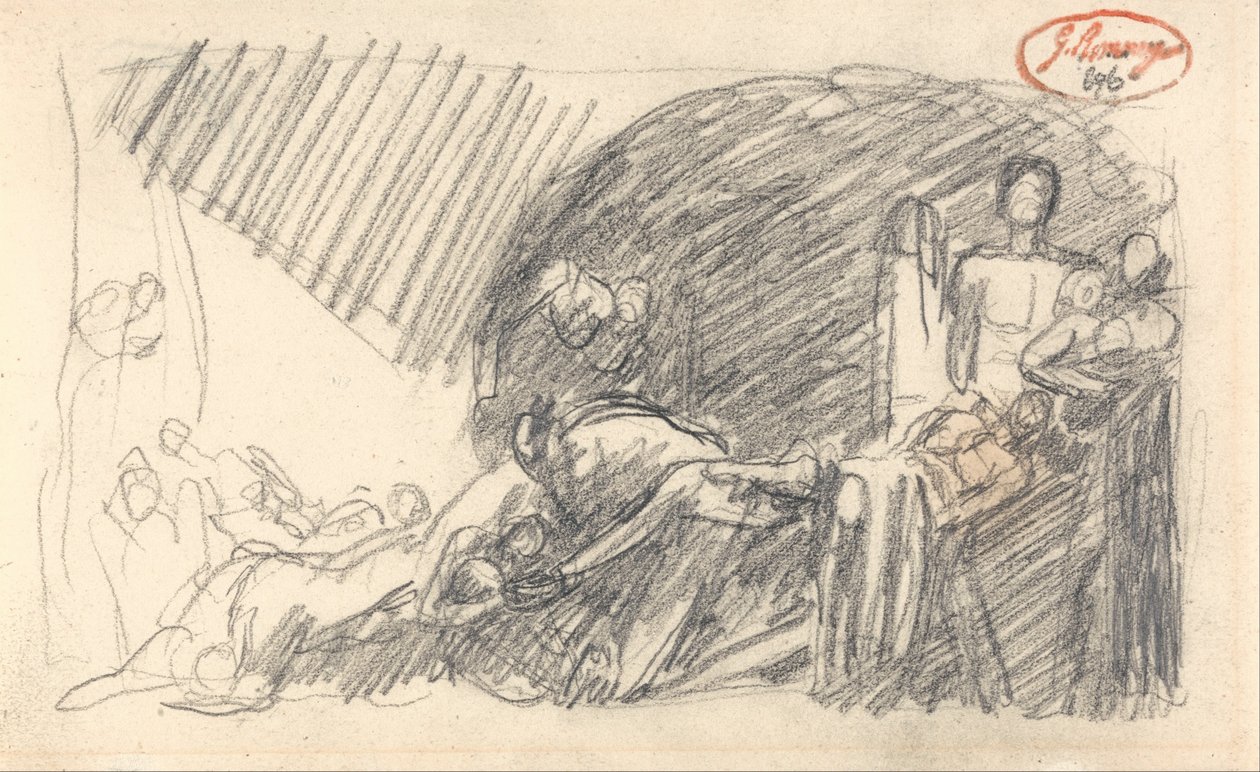 Howard in visita a un carcere da George Romney