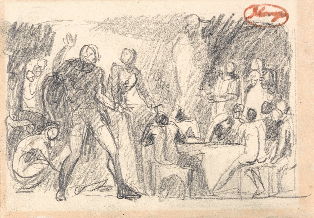 MacBeth: scena del banchetto da George Romney