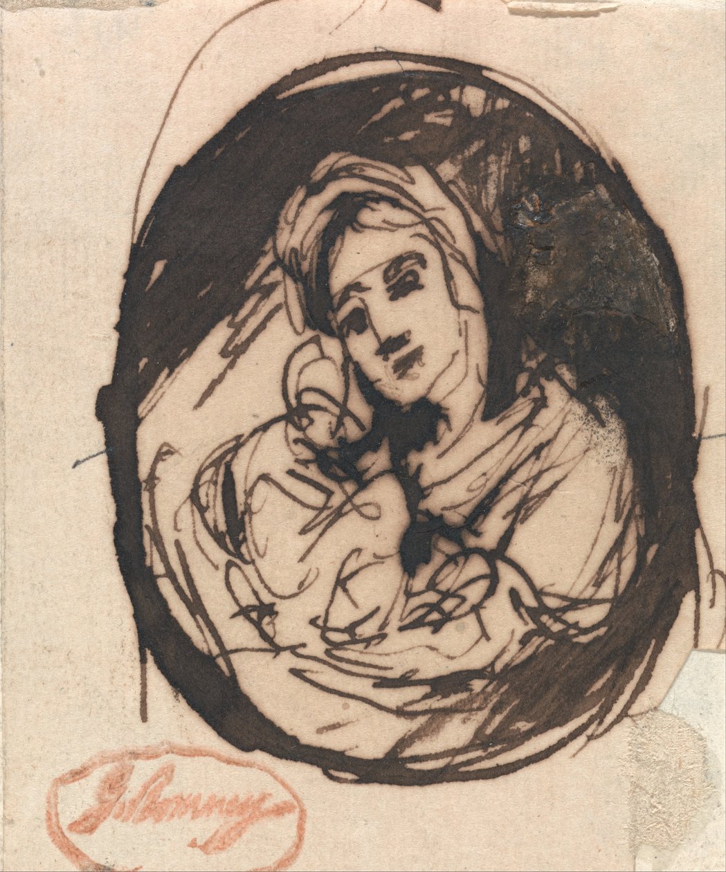 Madre e figlio da George Romney