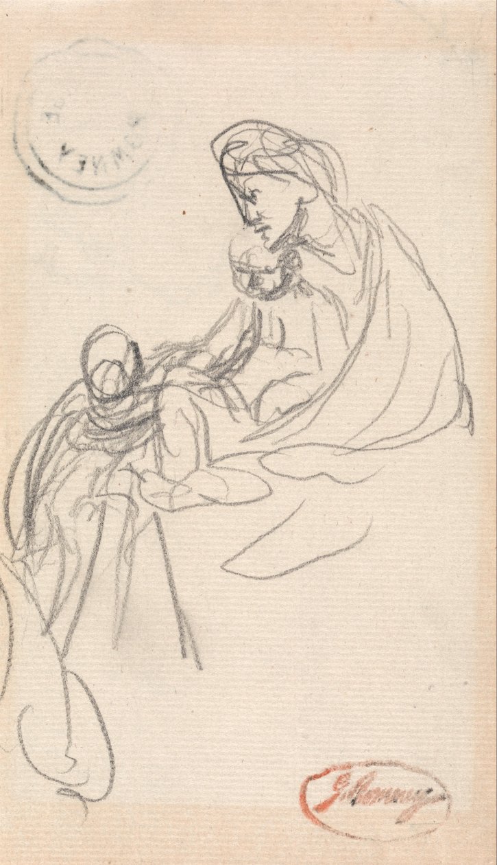Madre e figli da George Romney