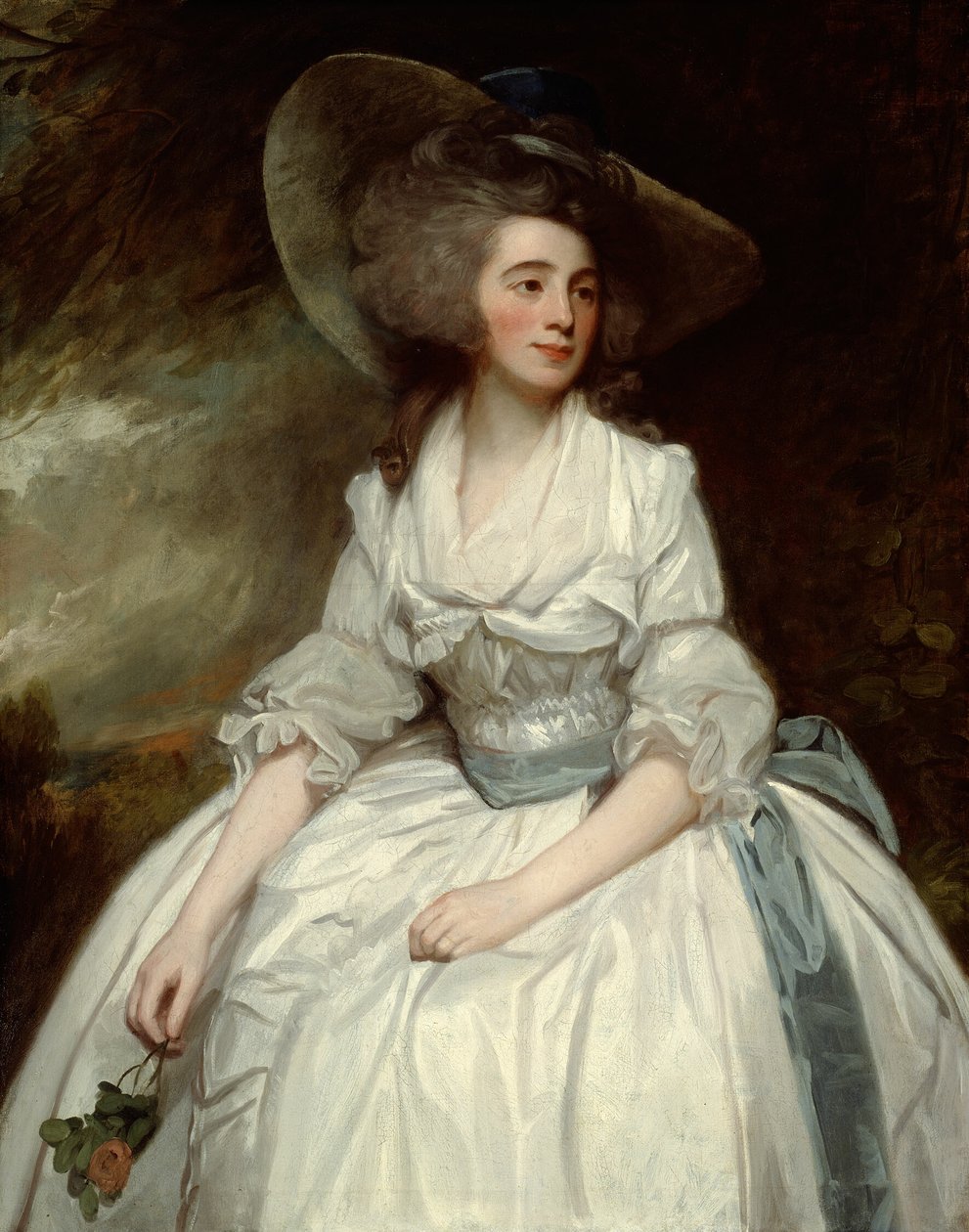 Signora Francis Russell da George Romney