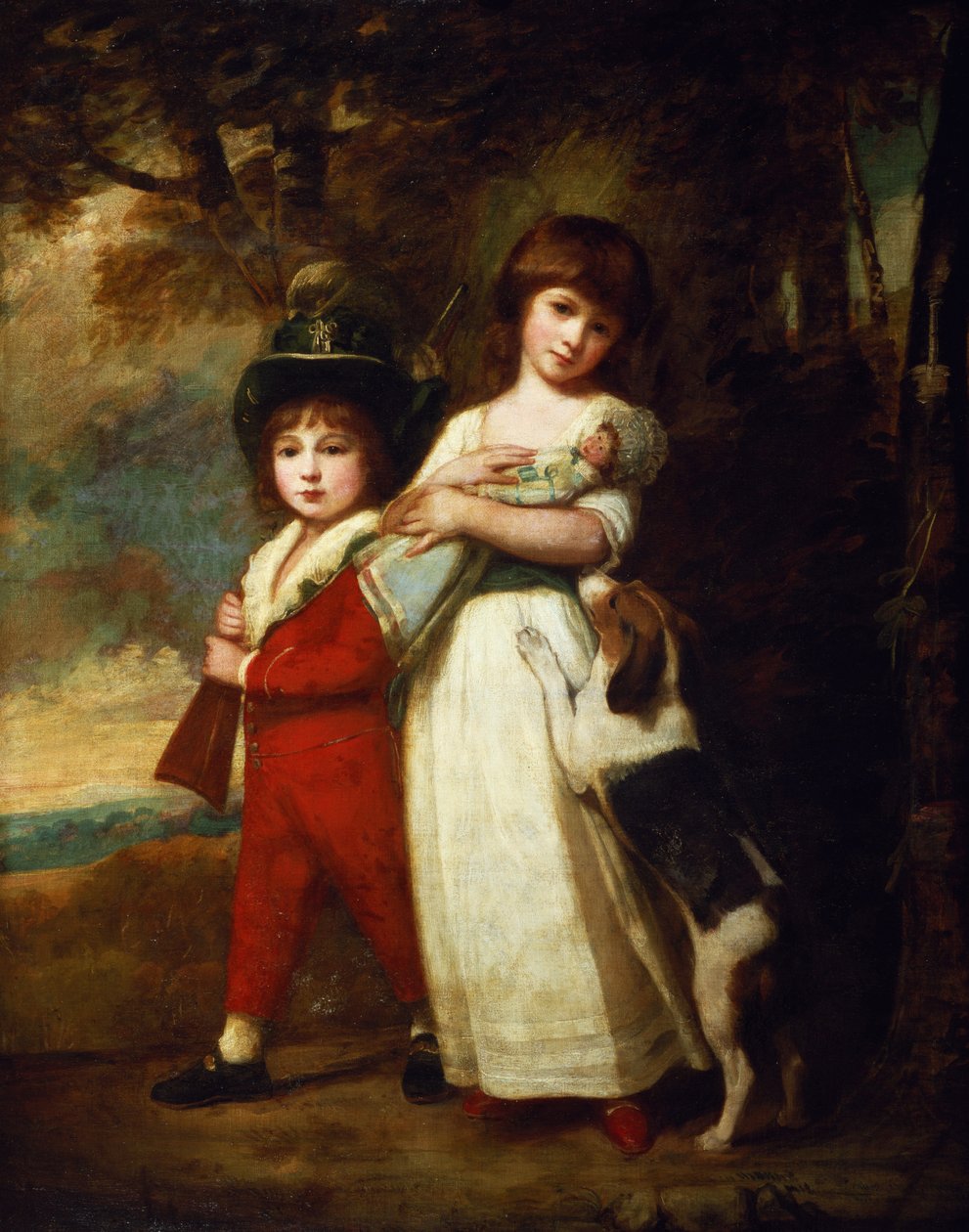 Ritratto dei bambini Vernon da George Romney