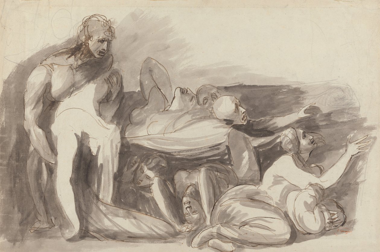 Prison Scene da George Romney