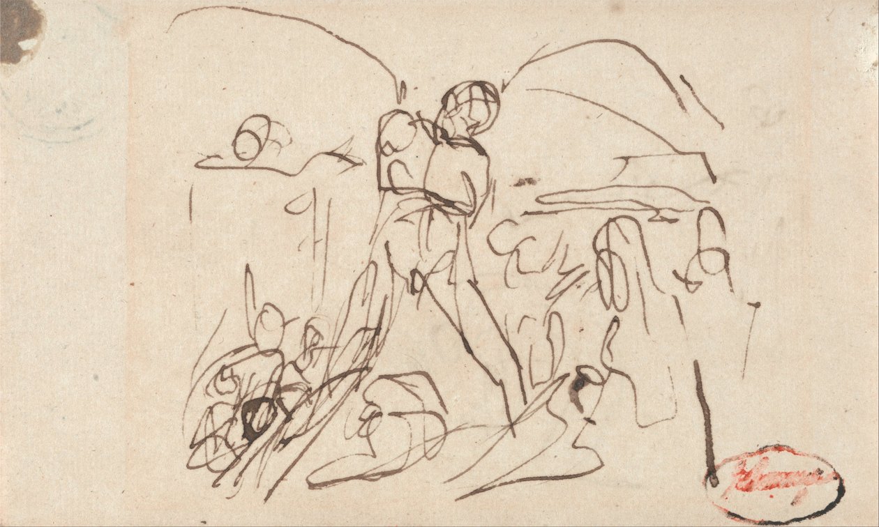 Prison Scene da George Romney