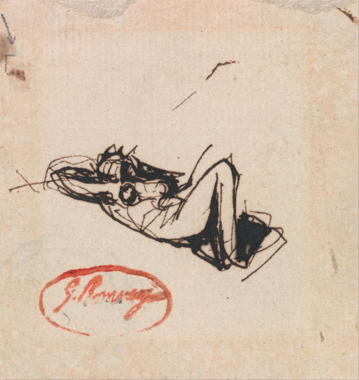Figura reclinata da George Romney