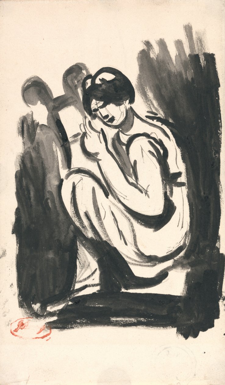 Figura seduta da George Romney