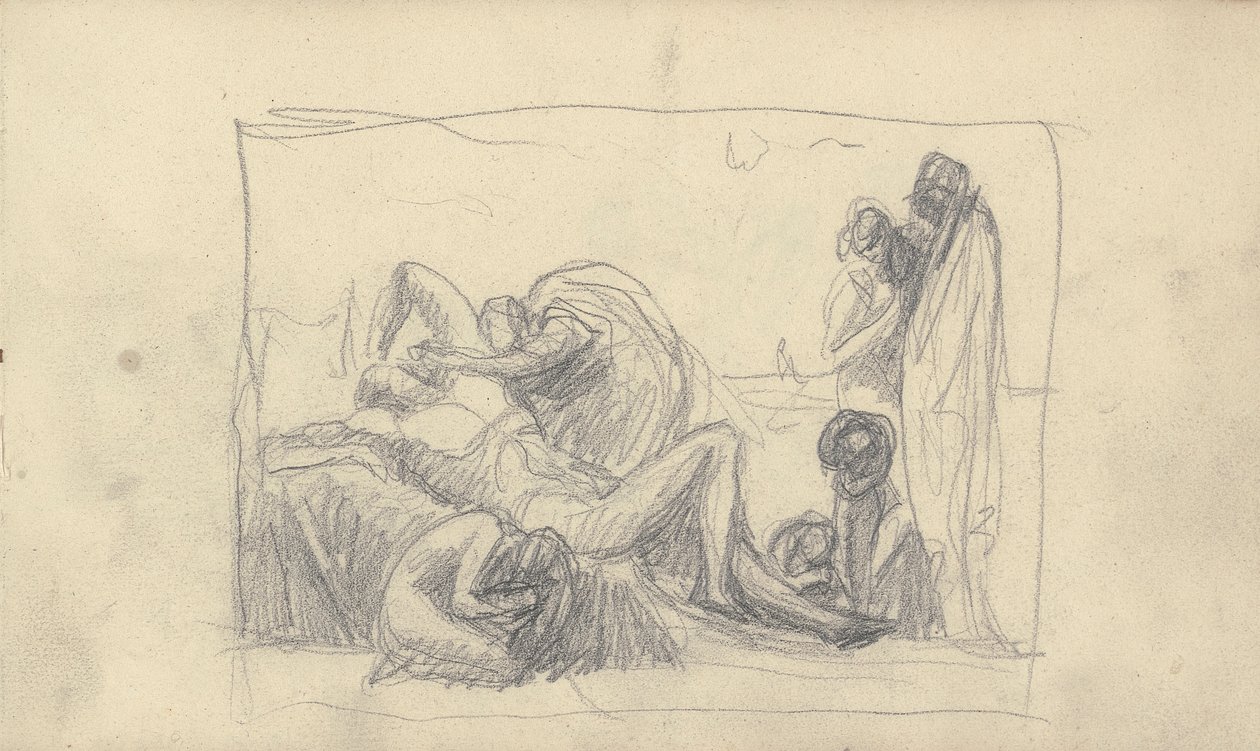 Disegno del taccuino da George Romney